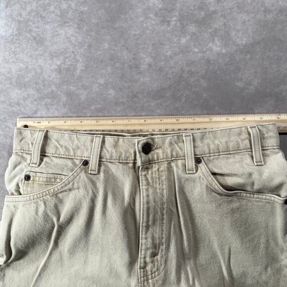 80’s Levi’s 550 Orange Tab Tan Denim Tapered Leg Pants - Picture 4 of 7